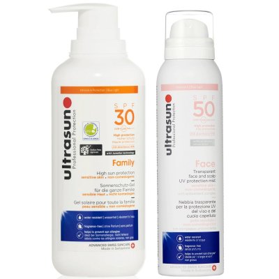 ULTRASUN  Family Haute Protection Solaire Peaux Sensibles SPF 30 400ml