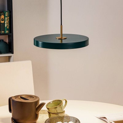UMAGE  - Asteria Mini lampe LED suspendue, laiton / forest