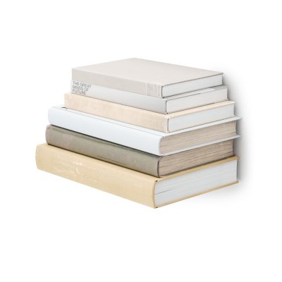 UMBRA Lot de 3 &eacute;tag&egrave;res &agrave; livres invisibles en m&eacute;tal Argent