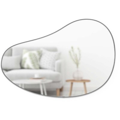UMBRA  - Miroir finition m&eacute;tallique Hubba 61 &times; 91 cm - Titane