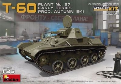 MINI ART Unbekannt ' 35224&nbsp;mod&egrave;le Kit T 60early Series Interior