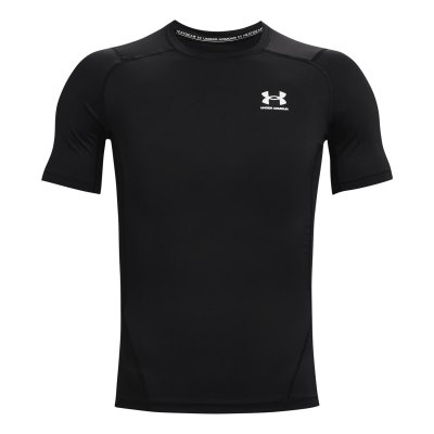 UNDER ARMOUR  Heatgear Armour Comp T-shirt Hommes - Noir , Blanc