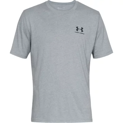 UNDER ARMOUR  Homme Sportstyle Left Chest T Shirt, Gris (36)., S-L EU