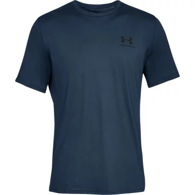 UNDER ARMOUR  Sportstyle Left Chest, T-Shirt Homme, Academy / Black , L