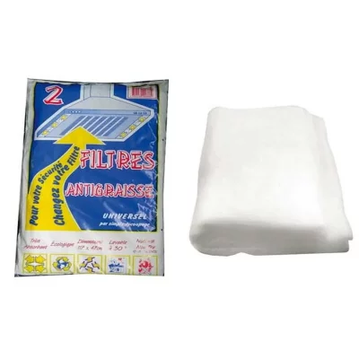 CABRI DEAL Une pochette de 2 filtres anti-graisse universel pour hotte