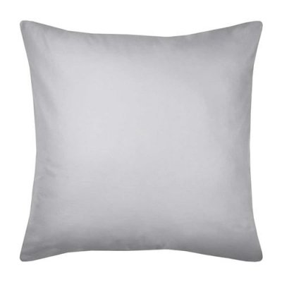 STOF Une Taie d'oreiller Couleur Gris Perle en coton - 65 x 65 cm
