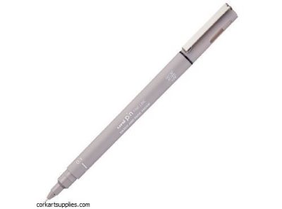 UNI BALL Uni-ball Feutre technique PIN 01200 GC, gris clair - Lot de 8
