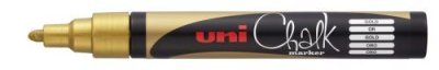 UNIBALL Uni-Ball Marqueur Craie Pointe Conique Moyenne Pwe5m Or Or