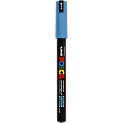 POSCA Uni-Ball Marqueur Peinture &Agrave; L'eau  Pc-1mr Bleu M&eacute;tal 1 Unit&eacute;(S)