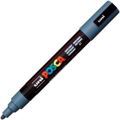 POSCA Uni-Ball Marqueur Peinture &Agrave; L'eau  Pc-5m Gris Ardoise 1 Unit&eacute;(S)