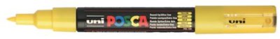 POSCA UNI-BALL Marqueur Pte conique extra-fine  PC1MC 0,7 - 1mm Jaune