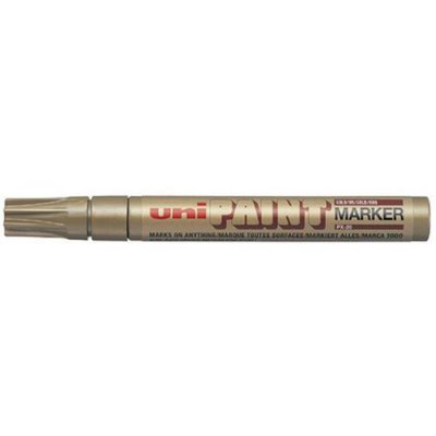 UNI BALL UNI-BALL Marqueur Pte conique moyenne PAINT Marker PX20 2,2-2,8mm Or