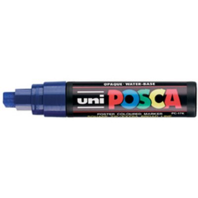 POSCA UNI-BALL Marqueur Pte rectangulaire extra-large  PC17K 15mm Rouge