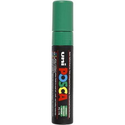 POSCA UNI-BALL Marqueur Pte rectangulaire extra-large  PC17K 15mm Vert