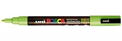 POSCA Uni-Ball  Lot de 12 Marqueurs pointe large biseaut&eacute;e large - Vert