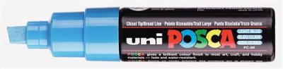 POSCA Uni-Ball  Marqueur Pointe Large Biseaut&eacute;e Bleu Clair