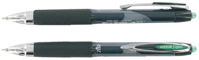 UNIBALL Uni-ball Stylo roller encre gel SIGNO UMN-207, vert - Lot de 8