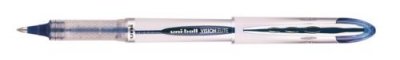 UNI BALL Uni-Ball UB200B-BLEU Stylo roller Pointe m&eacute;tal moyenne Bleu Lot de 12