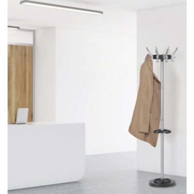 Unilux Cypres Porte-Manteau Gris m&eacute;tal/Alu