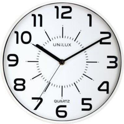 UNiLUX Horloge &agrave; quartz 'POP', diam&egrave;tre: 300 mm, blanc