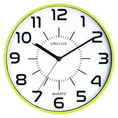 UNiLUX Horloge &agrave; quartz 'POP', diam&egrave;tre: 300 mm, vert