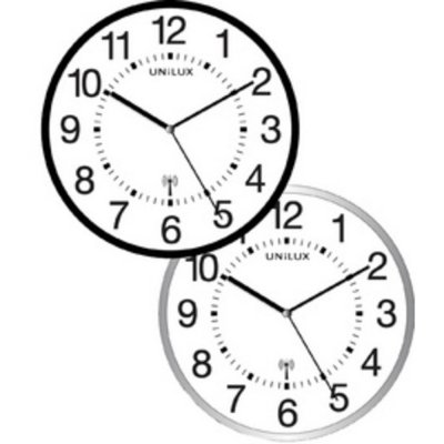 UNiLUX Horloge radio-pilot&eacute;e 'WAVE', noir