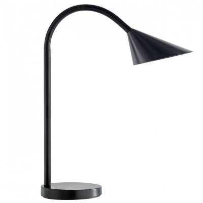 UNILUX  Lampe de bureau LED Sol, Puissance 4W, Dur&eacute;e 20 000h, Noir