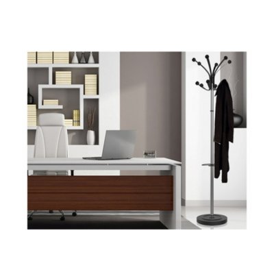 UNILUX  Portemanteau  hakea chrome/noir