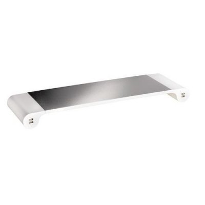 UNILUX  STUDY - Support pour moniteur - blanc, aluminium