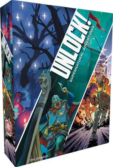 ASMODEE Unlock! Aventures Surnaturelles - Le Jeu de Cartes Coop&eacute;ratif - Neuf