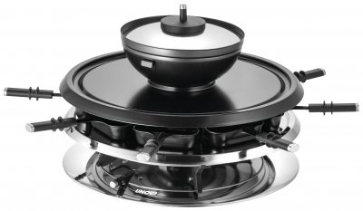 UNOLD Unol Raclette Multi 4-In-1 48726 Sr/Bk 1.300w