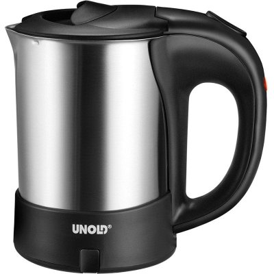 UNOLD  18575 - Bouilloire - 0.5 litres - 1 kWatt - inox/noir 