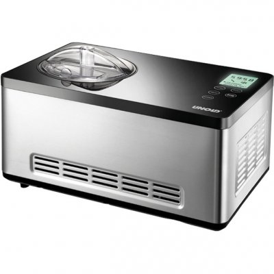 UNOLD  48845 Gusto Turbine &agrave; Glace R&eacute;&shy;fri&shy;g&eacute;&shy;rante Argent