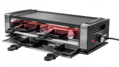  Unold Delice Basic Appareil &agrave; raclette noir, acier inoxydable