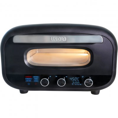 UNOLD  Don Alfredo Four &agrave; Pizza &Eacute;lectrique Noir 1700W