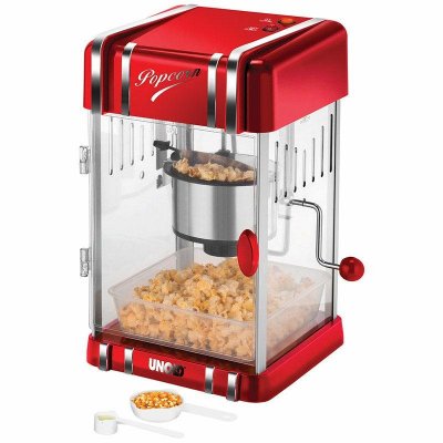 UNOLD  Retro Popcorn Maker Clair,Rouge One Size / EU Plug