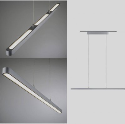 PAULMANN URail led Pendentif Lento chrome mat 41W dimmable 953,75