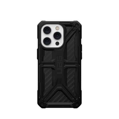 URBAN ARMOR GEAR  Monarch Protection d&eacute;cran Apple iPhone 14 Pro carbone