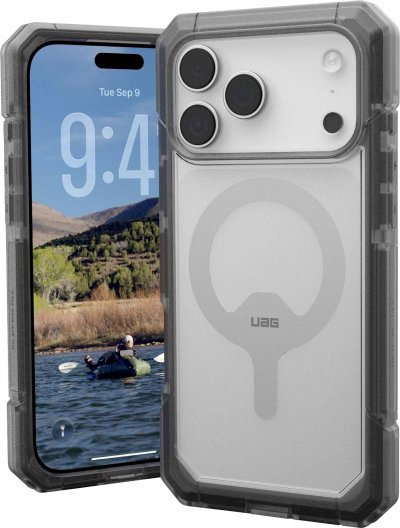 UAG Urban Armor Gear Protection d&eacute;cran Apple iPhone 17 Pro Max gris, transparent 114522114G31