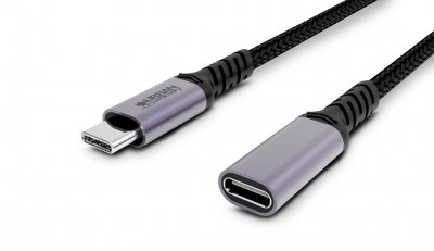 URBAN FACTORY  Usb C Cable Extension 1 M Blanc