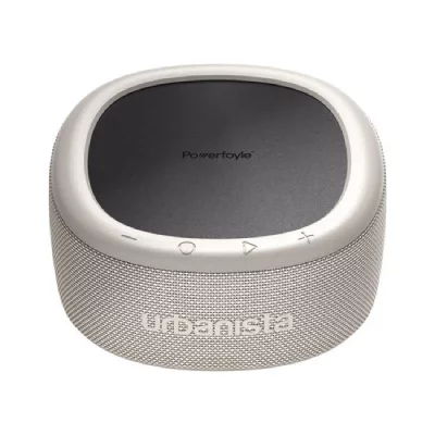 URBANISTA  Malibu Solar Charging Speaker Argent&eacute;