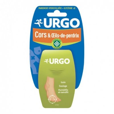 URGO  Pieds Mains Cors et Oeils de Perdrix Pansement Hydrocollo&iuml;de 5 unit&eacute;s