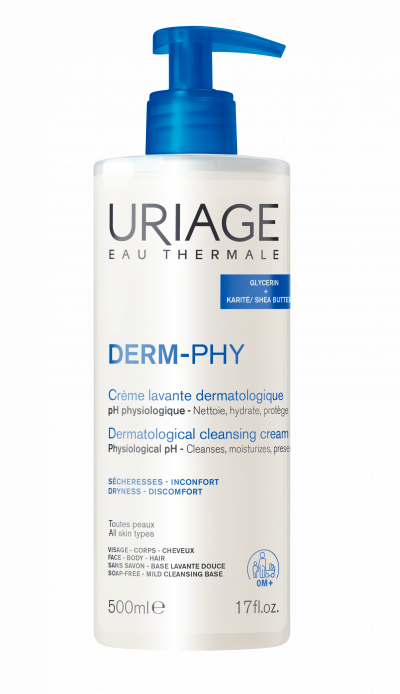 URIAGE  Cr&egrave;me Lavante Test&eacute;e sous contr&ocirc;le dermatologique