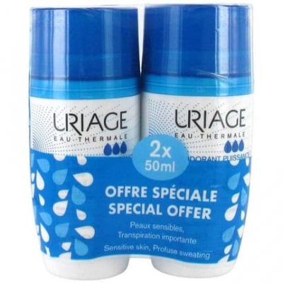 URIAGE  Soin&Hygi&egrave;ne - D&eacute;odorant roll-on puissance 3 lot de 2