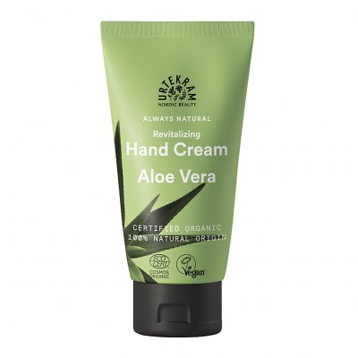URTEKRAM  - Cr&egrave;me mains r&eacute;g&eacute;n&eacute;rante aloe vera BIO 75 ml