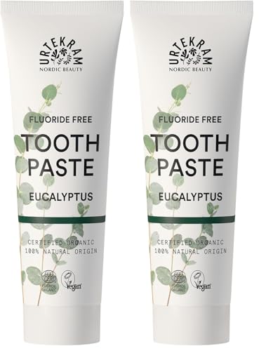 URTEKRAM  Dentifrice Eucalyptus Bio, sans fluorure, 75 ml