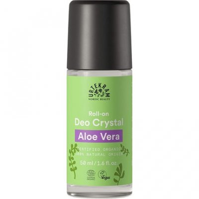 URTEKRAM  - D&eacute;o crystal roll-on &agrave; l'aloe vera BIO 50 ml