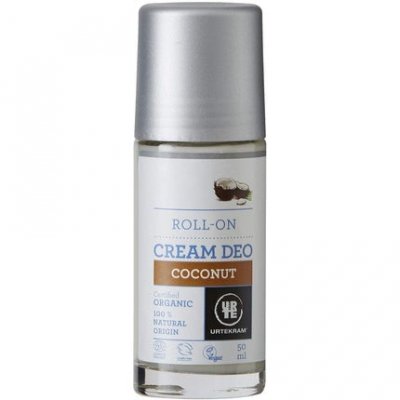 URTEKRAM  - D&eacute;odorant roll-on vegan &agrave; la noix de coco (50 ml)
