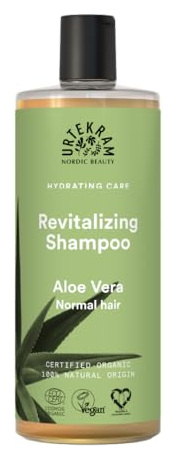 URTEKRAM  Shampooing Aloe Vera pour cheveux normaux Bio 500ml
