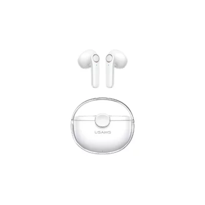 USAMS  BU Series BU12 - &Eacute;couteurs sans fil avec micro - intra-auriculaire - Bluetooth - blanc